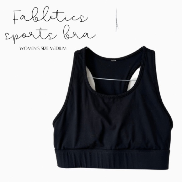 Fabletics On-The-Go Medium Impact Sports Bra - Picture 1 of 2